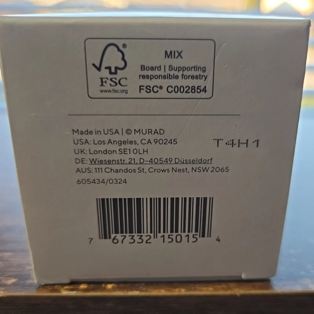 Murad Heartleaf Calming‎ Cream - Sensitive Skin 1.7 oz New In Box